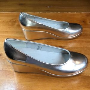 Pazitos platfor gold heels